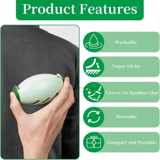 Reusable Pet Hair Remover Roller, Washable, Sticky, Portable,Last Long