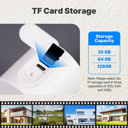 MOES Tuya WiFi 4MP HD Smart Security Camera Solar Charging IP65 Waterproof Full Color Night Vision Work With Alexa Google Home