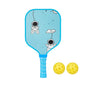 Kids Pickleball Paddles Cute with Small Grip Lightweight Pickleball Rackets Honeycomb Core Fiberglass Set for Children