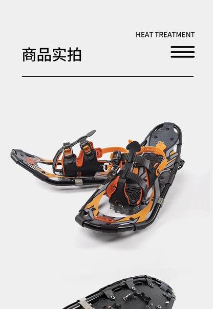 Aluminum Alloy Outdoor Snowboarding Equipment Mountain Climbing Shoes Anti Slip Adjustable Hiking Sneakers Snow Trekking Travel