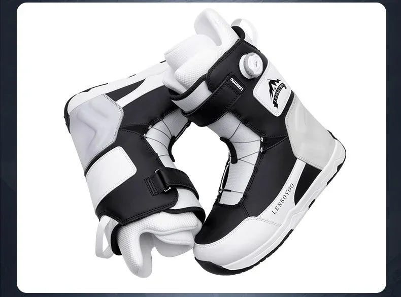 Adult Winter Ski Shoe 2025 New Women Outdoor Sports Snowboarding Boots Men Warm Breathable Waterproof Cold Resistant Snow Shoes