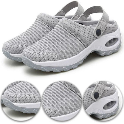 Mesh Orthopedic Clogs Arch Support Walking Shoes Breathable Outdoor Slippers for Women