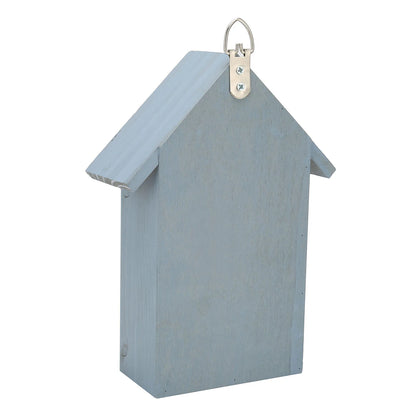 Wooden Insect House Hanging Insect Hotel Shelter 23.3x12x7.5cm for Butterflies Bees Garden Supplies