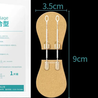 Zipper Tie Wound Closure Patch Hemostatic Patch Wound Fast Without Suture Zipper Outdoor Band-Aid Portable Quick Clot Wound