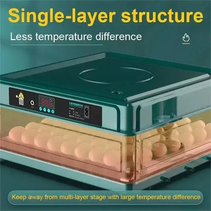 9 Eggs Automatic Incubator with Drawer Type Egg Hatcher Machine with Automatic Hydrating Egg Flipping and Temperature Contro