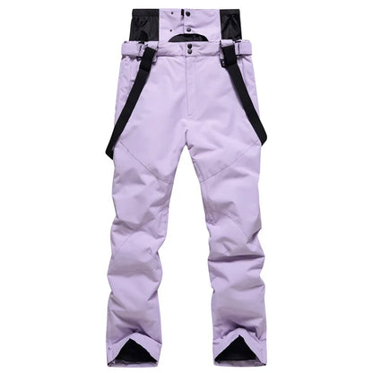 Women and Men's Ski Trousers Windproof Waterproof Snowboarding Winter Outdoor Warm Breathable Snow Male Female Sports Pants
