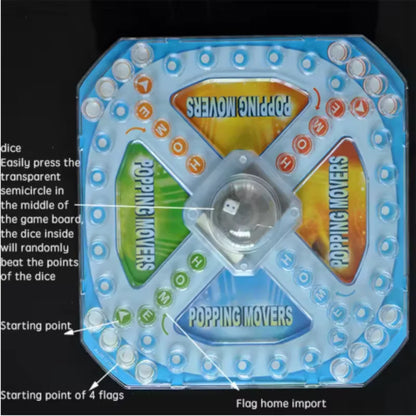 Children's flying chess toys parent-child puzzle board game thinking logic training chess checkers children's toys