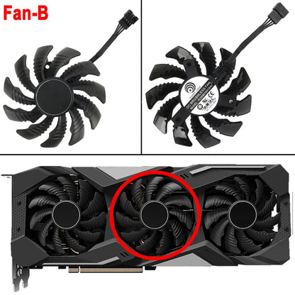 Video Card Fan For Gigabyte GeForce RTX 3060 3070 Gaming RTX 3060Ti 3070Ti Ti Eagle 78MM PLD08010S12HH Graphics Card Cooling Fan