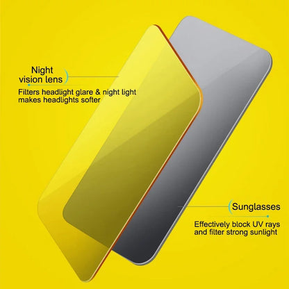 SEAMETAL Car Sun Visor HD View Day and Night Car Anti-glare Sun Visor Sun UV Blocked Clearly View Safety Driving Accessories