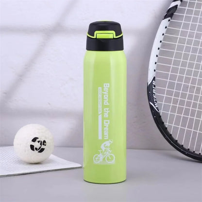 500ml Vacuum Stainless Steel Bicycle Water Bottle Thermal Insulation Cold Cup Cycling Accessories Bike Kettle for Hot Cold Drink