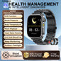 2025 New Mcro Phsical Examination 650nm Laser Therapy ECG Urci Acid Blood Fat Smart Watch Men Blood Pressure Heart Rate Bracelet