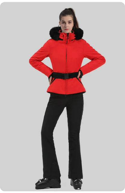 Skiing Jacket 2025 Mountain Snowboard Jackets Winter Hooded Woman Snow Jackets Outdoor Sports Outerwear Windproof Warm Tracksuit