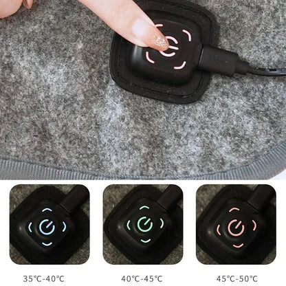 160cm Electric Blanket USB Heater Heated Blanket Mattress Thermostat Electric Heating Blanket Winter Body Warmer Camping Outdoor