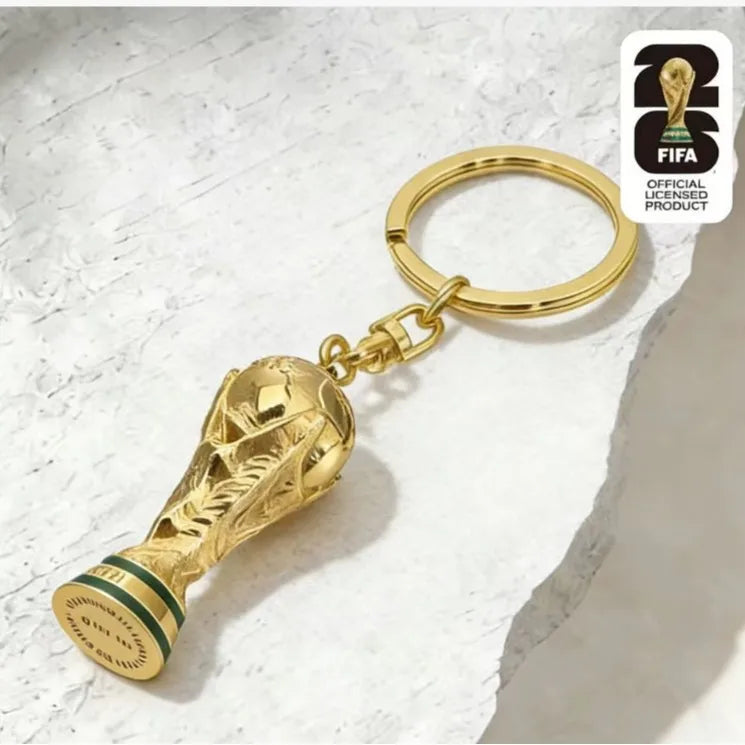2026 FIFA World Cup Enamel Metal Keychain, UV Printed Soccer Key Ring, Football Fan Souvenir, Car Bag Pendant, Sports Gift