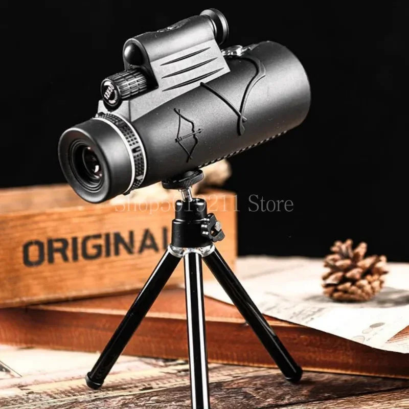 50x60 HD Zoom Powerful Monocular Telescope Bak4 Portable Binoculars Long Range Telescope Hunting Camping Hunting