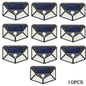1-12 Pack Solar Lights Outdoor 100 LED Wall Lamp Motion Sensor Lights Waterproof Solar Street Light for Garden Porch Yard Garage