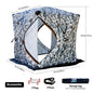 Outdoor Ice Fishing Tent Equipment Winter Fishing Thickened Cotton Quick-Open Quilted Warm And Cold-Proof Four-Person House