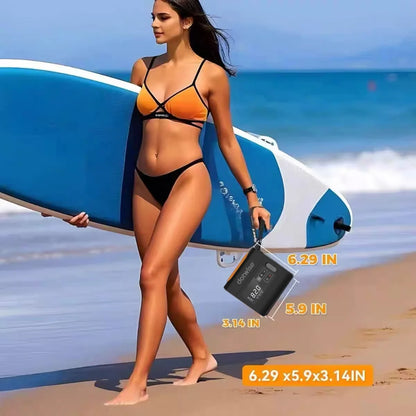 DOTWISE Outdoor Wireless Air Pump Travel Vacuum Pump with Inflatable Deflate Portable Electric MINI Inflatable Pumps for Mats