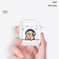 Cute Puppy Pattern Dog Earphone Cases for Apple AirPods4 1/ 2/ 3/ Pro Protective Cover Headphone Accessorie Protective Box