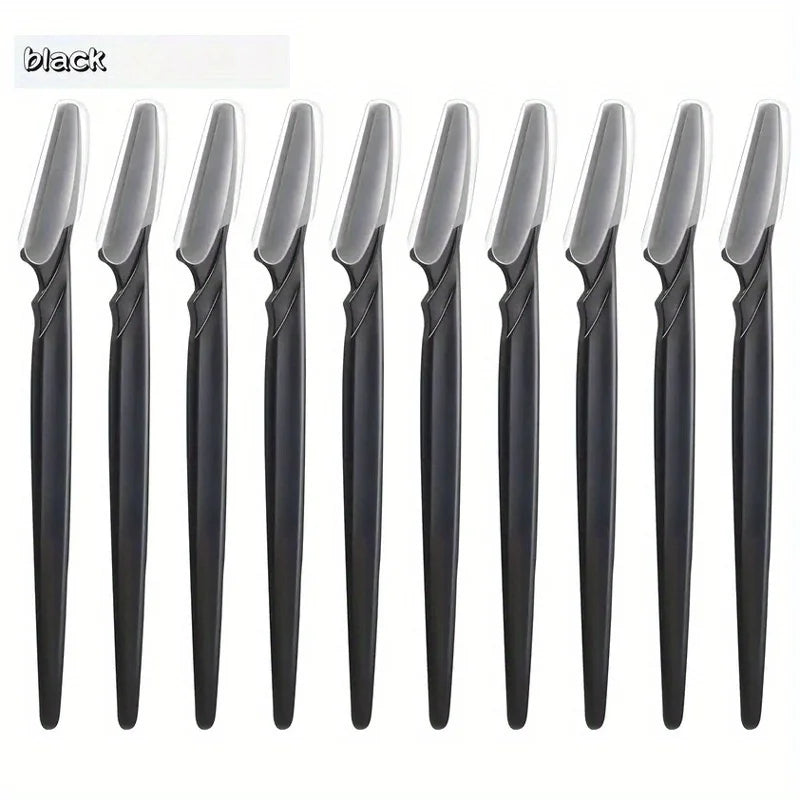 3/5/6/10/12 Piece Multi-Purpose Eyebrow Shaver Set - Gentle Facial Hair Trimmer Easy Grooming and Shaping Kit - Smooth Skin