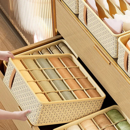 Closet Organizer Underwear Drawer Organizer Socks Bra Clothing Storage Box Wardrobe Organizer Clothes Cabinet Drawer Organizers