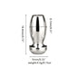 Spindle Smooth Stainless Steel Penis Penis Plug Dilator Cum Thru Cather Urethral Plug Dilator Sounds Cathe Hollow Tube
