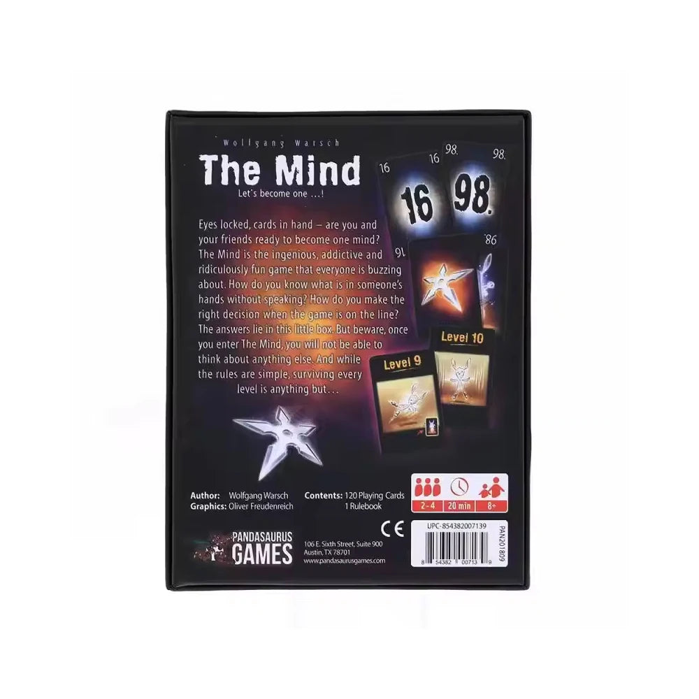 The Mind Card Game Puzzle Board Game Team Experience Interactive Party Game | Ages 8+ | 2-4 Players | 20 Minutes Playing Time