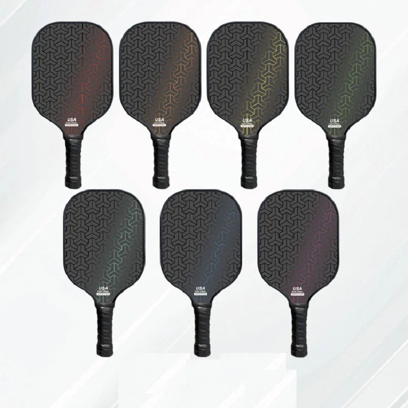 (1pcs) Cheap Fiberglass Pickleball Racket PP Honeycomb Core Pickle Ball Paddle With 2 Balls