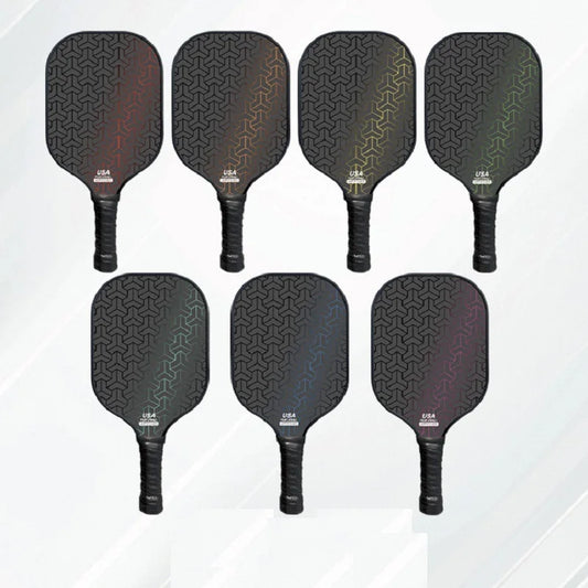 (1pcs) Cheap Fiberglass Pickleball Racket PP Honeycomb Core Pickle Ball Paddle With 2 Balls