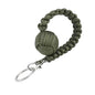 Outdoor Self-Defense Umbrella Rope Keychain Monkey Fist Steel Ball Chain Outdoor Safety Protection Accessories Knot Steel Ball