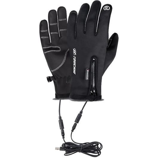 USB Touch Screen Gloves Electric Heated Hand Warmer Winter Ski Gloves for Cycling Running Driving Hiking Walking for Women Men