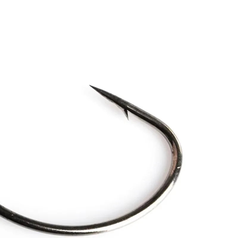 NGB 5PCS High Carbon Steel Offset Fishing Hook Lure 1/0# 2/0# 3/0# 4/0# 1# 2# Texas Jig Head Crank Hook Worm Soft Bait Hooks