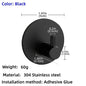 High Quality 304 Stainless Steel Self Adhesive Hooks Shower Bath Hook Kitchen Hanger Bathroom Hook Household Wall Hanger