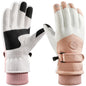Waterproof Ski Gloves Thermal Touchscreen Snowboard Gloves Warm Winter Snow Gloves Windproof Bike Cycling Gloves Fits Men Wome