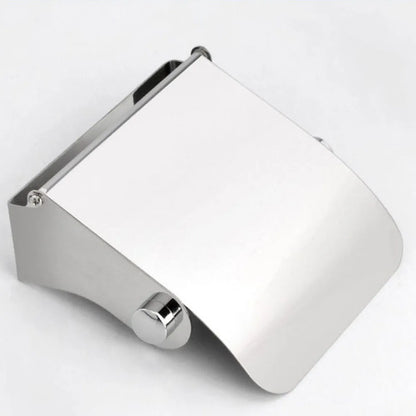 Toilet Roll Paper Holder Organizer Wall Mount Storage Stand Kitchen Bathroom No Drill Paper Stand Tissue Dispenser