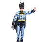 Cartoon Heroes Cosplay Costumes Boys Jumpsuit Bat Costume Set With Cardigan Mask Men Halloween Carnival Girls Party Gifts