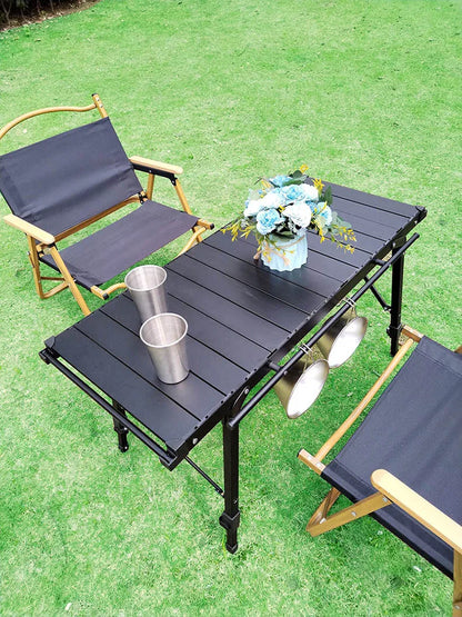 Lohascamping Camping Table IGT Folding multifunctional IGT table Full set roll Brazier table adjustable Desktop burner bbq table