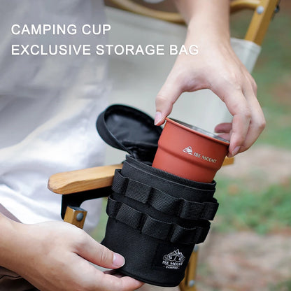 Travel Storage Bag Lightweight Sundries Storage Bag with Hanging Holes Camping Accessory Bag with Handle for Outdoor Travel