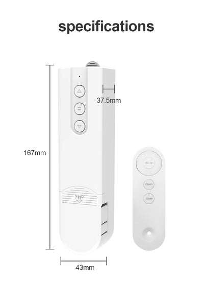 Tuya Smart Blind Motor Wifi Automatic Electric Roller Shutter Shadows App Control Lifting Curtain Opening Closing Driver