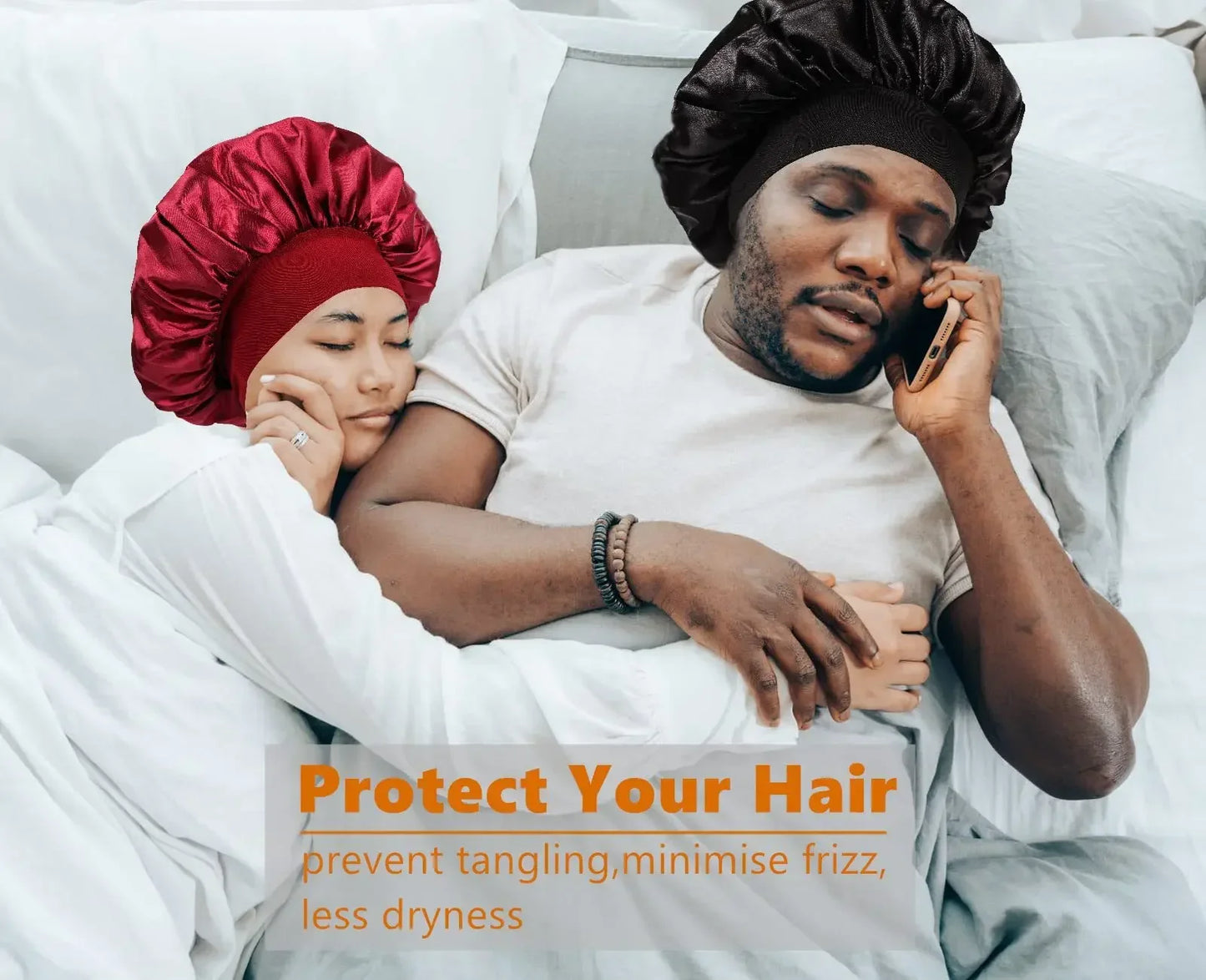 Hundreds of High Elasticity Hair Care Cap Moon Hat Wrapped Headscarf Beauty Cap Shower Cap Female Nursing Satin Sleeping Cap