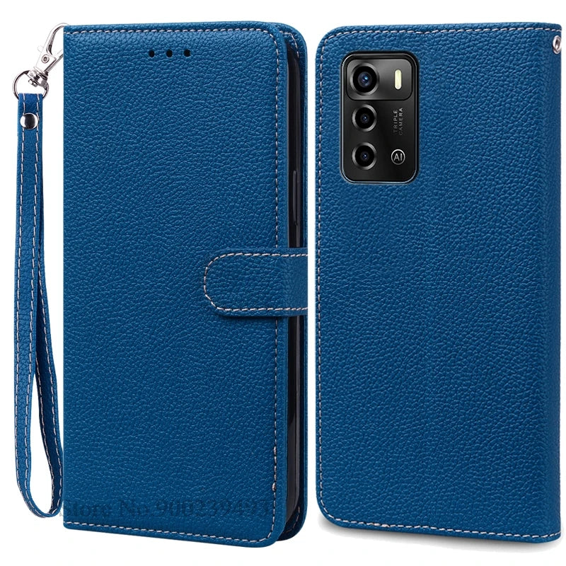 For ZTE Blade V40 Vita Case Soft Silicone Back Cover For ZTE Blade V40 Vita Case Leather Wallet Flip Cover Fundas