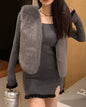 Women Vest Autumn New Solid Color Open Front Sleeveless Faux Fur Vest Coat Soft Winter Warm Casual Jacket Outwear