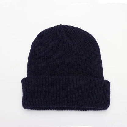 Winter Warm Beanies Casual Short Thread Hip Hop Hat Adult Men Female Knitted Skull Cap Elastic Unisex