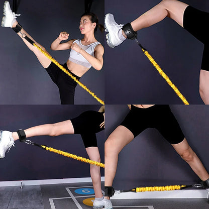 20LB-80LB Thicken Latex Gym Rubber Pull Rope Resistance Band Fitness Training Trainer Taekwondo Kick