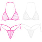 2PCS Women Sexy Lingerie Sets Ultra-thin Mesh Wirefree Bra Set Lingerie Ultra Hot Women's Transparent Exotic Underwear Sets