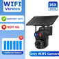 SHIWOJIA 4K 8MP 36X Zoom 4G Solar Camera Dual Lens Dual Screen Human Detect Auto Tracking Outdoor 10W Solar Panel WIFI CCTV