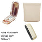 Newest Quartering Pill Cutter Storage Box Portable Drug Tablet Medicine Dustproof Divider Organizer Crusher Pill Cutter