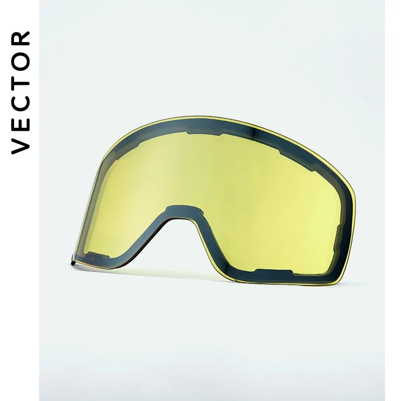 VECTOR Brand Double Layer Anti Fog Magnetic Absorption Cylindrical Ski Goggles UV400 Men Women Ski Glasses Snowboard poc glasses