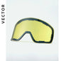 VECTOR Brand Double Layer Anti Fog Magnetic Absorption Cylindrical Ski Goggles UV400 Men Women Ski Glasses Snowboard poc glasses