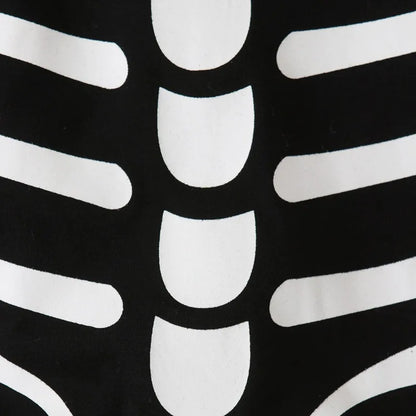 Baby Kids Halloween Skeleton Costume Romper Boys Girls Scary Costume Jumpsuit Infant Toddler Purim Carnival Party Fancy Dress